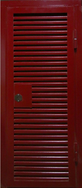 Ставни однопольные решётчатые Ставни-жалюзи однопольные с замком (порошковое напыление)