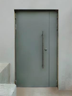 Дверь с ручкой рейлингом (ул. Пресненский вал, 36, офисы) Дверь с ручкой рейлингом (ул. Пресненский вал, 36, офисы)