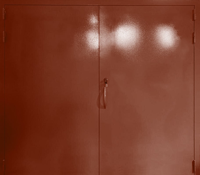 Внешняя сторона Металлические гаражные ворота (04)