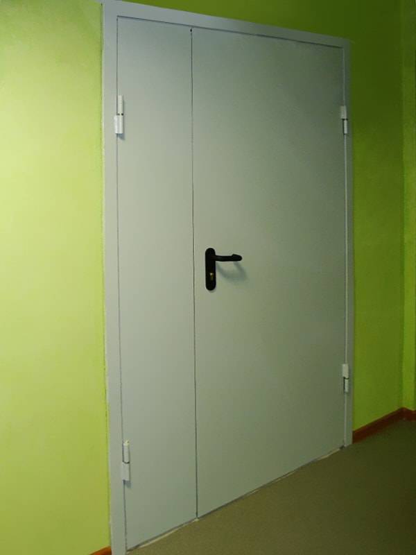 Противопожарная дверь 1,5 створки Противопожарная дверь 1,5 створки