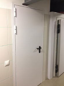 Огнеупорная белая дверь Огнеупорная белая дверь